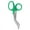 Green, variant on MedITAC Autoclavable Stainless Steel Medical Cutting Scissors, 7.25", Bent, Yellow, 1-Pack