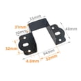 thumbnail image 1 of Goodhd 2X U Shaped Bed Connecting Connector Brackets Fixings Components Centre Support, 1 of 5