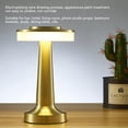 thumbnail image 1 of Lámpara LED de Mesa Recargable y Portátil con Control Táctil - Dorado, 1 of 8