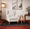 Beige Chair+Wood Coffee Table, variant on Ciphrias Accent Chair with Side Table Set, Antique Dark Grey Upholstered Armchair with Pillow Solid Wood Frame for Living Room Bedroom