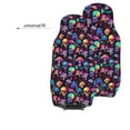 thumbnail image 6 of Honeii colorful mushroom Skull Print Car Seat Covers 2 Pieces, Full Set Universal Seat Covers for Cars, Waterproof Auto Seat Protectors, 6 of 7