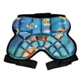 thumbnail image 3 of Short de Protection Rembourré 3D pour Garçon Fille, Bleu, 3 of 7