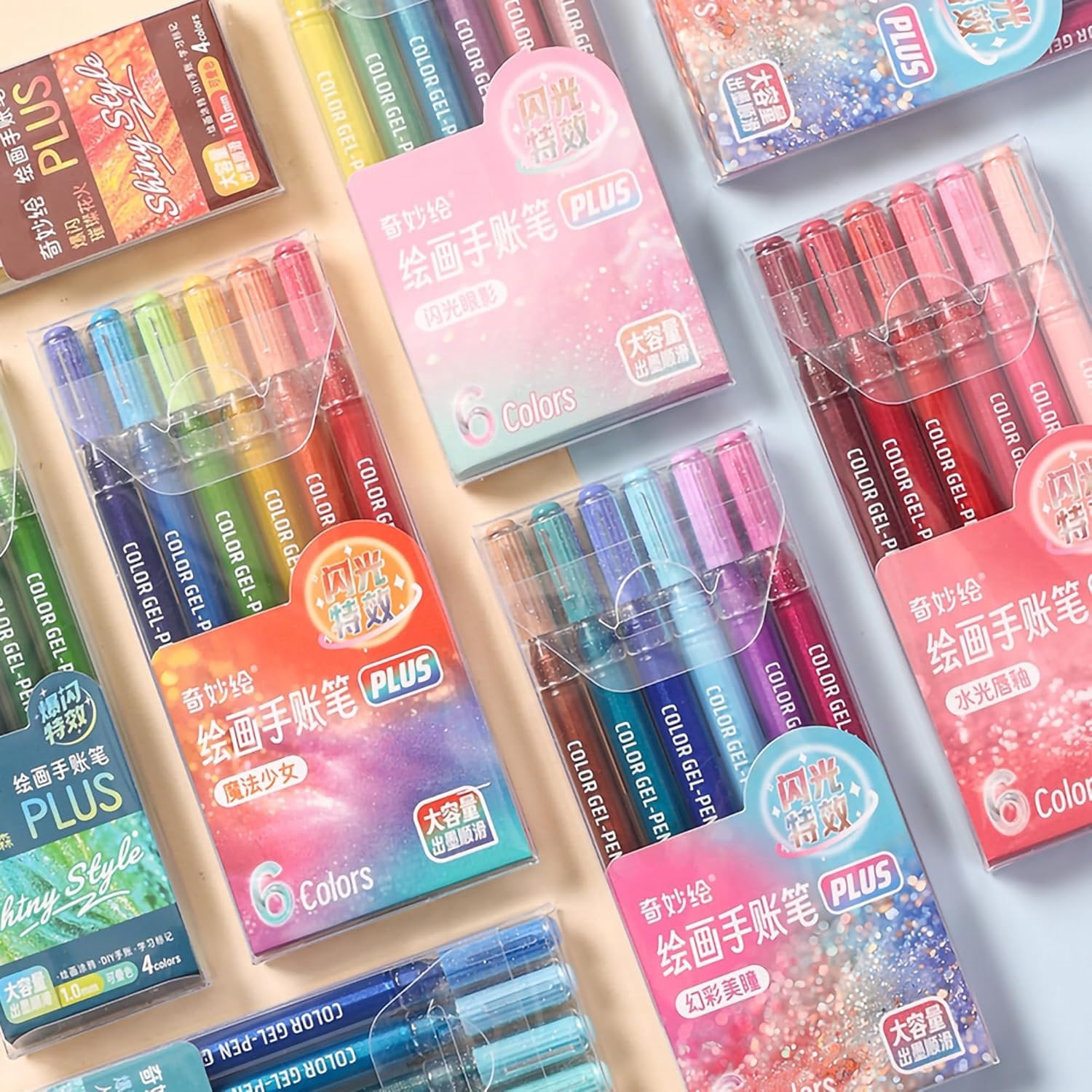 72 Color 1.0mm Big Hit Glitter Gel Pens for Adult DIY Projects, Art, Christmas Crafts, Birthday Card, Coloring Books