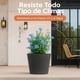 thumbnail image 4 of Maceta Elly Décor Cónica Negro Carbón 13 L con Drenaje Roscable y Protección UV para Interior y Exterior, 4 of 6