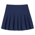 thumbnail image 6 of Ruyang Girls Sport Short Skirts Solid High Waist Pleated Half Skirts Outdoor Athletic Running Dress Teen Kids Elastic Cute, 6 of 6