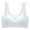 White, variant on HAPIMO s Sports Bras for Women Mind Sleep Plus Size Without Steel Ring Athletic Vest Workout Activewear Bra Cozy Stretch Running Padded Bralette Elastic
