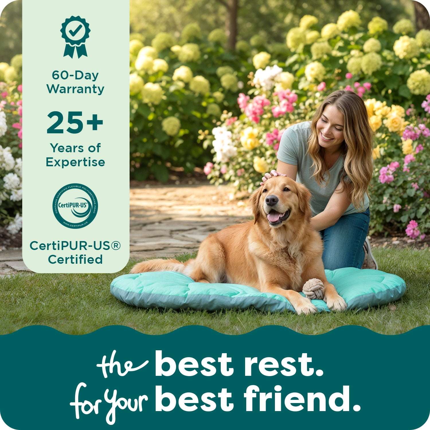 FurHaven Outdoor Travel Dog Bed for Large Dogs, Lightweight Trail Pup Travel Pillow Mat with Stuff Sack, Machine Washable & Foldable, Large, Paprika Camo-Paw