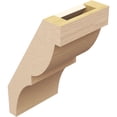 thumbnail image 5 of Ekena Millwork 5"W x 6"D x 10"H Valencia Rough Cedar Woodgrain TimberThane Knee Brace, Primed, 5 of 6