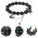 thumbnail image 5 of Pulsera unisex de cuentas de piedra oscura, pulsera antigua con dijes de serpiente, luna y dragón para uso diario, pulsera decorativa de cuentas, 5 of 8