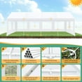 thumbnail image 5 of COBIZI Party Tent Heavy Duty, 20x30ft Wedding Tent, Large Canopy Tents for Parties, Carport Canopy with Removable Sidewalls, Large Tent with Built-in Sandbag, UV50+, Big Tent for Party, White, 5 of 11