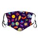 thumbnail image 3 of 5pc niños niños al aire libre máscaras de boca de algodón lavable reutilizable máscaras filtro, 3 of 5