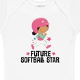 thumbnail image 4 of Inktastic Future Softball Star Cute Girls Girls Baby Bodysuit, 4 of 5