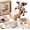 #CC1-Cow, variant on Push And Roll Farm Animal Sheep DIY Bead Tissue Cart Kit Handmade Bead Craft Cart With Cute Animal Sheep Tissue Holder For Desk Kitchen Coffee Bar And Farmhouse Decor