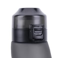 thumbnail image 3 of Termos para agua con sabor de 650 ml con pajita para beber más taza de agua (gris grafito), 3 of 7