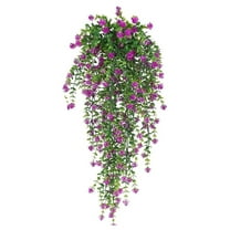 Clearance! Artificial Eucalyptus Garland, Fake Greenery Vine for Wedding Home Décor, Realistic Hanging Plant Decor for Wall Mantle Shelf, Boho Chic Indoor Outdoor Decoration Watermelon Red