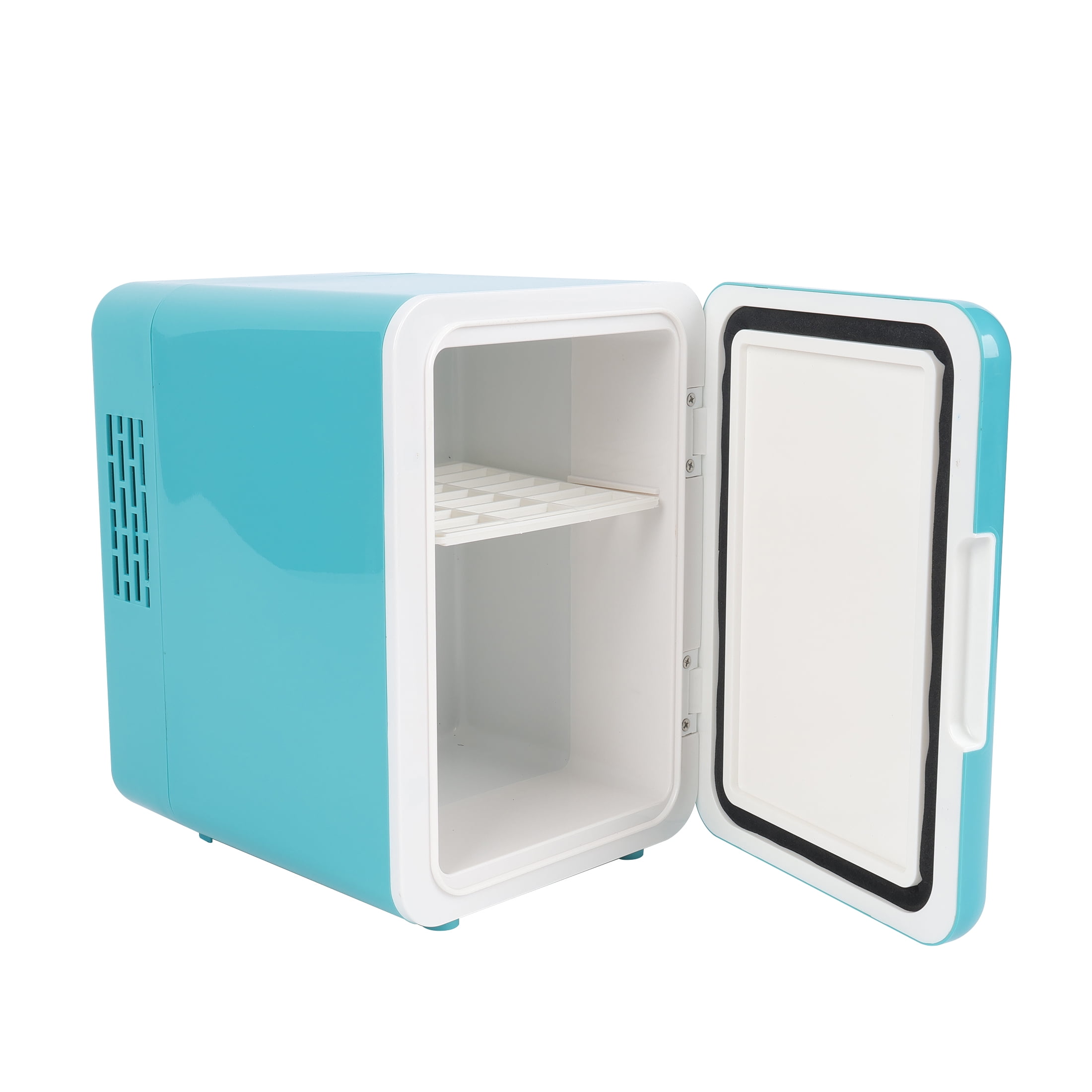 Disney Frozen Mini Fridge 4L 6 Can – Portable Cooler for Drinks, Skincare & Snacks, Kids Bedroom, Elsa & Anna Personal Refrigerator, Blue