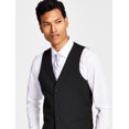 thumbnail image 2 of Alfani Men's Slim Fit Stretch Solid Suit Vest Black Size Large, 2 of 3