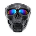 thumbnail image 5 of Huhudde Motorbike Motorcycle Off-Road Riding Goggles Glasses With Face Mask Open Face Helmet, 5 of 8