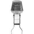 Httmt 13" Barbecue Charcoal Shish Kebab Stainless Steel Grill, Portable