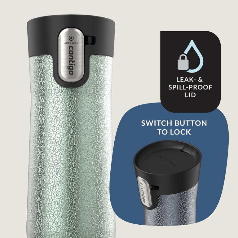 Contigo West Loop 3.0 Stainless Steel Travel Mug with AUTOSEAL Lid | 20oz | 2-Pack | Crystal Lakeside & Crystal Agave