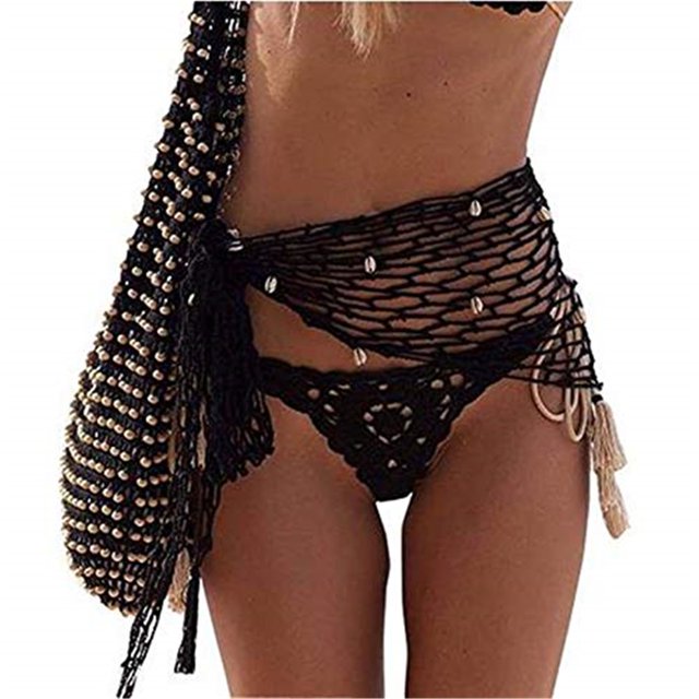 xiaxaixu Maillot de Bain pour Femmes Triangle Couvre-Bikini en Filet
