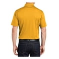 thumbnail image 2 of Yellow Rooster Men's Polyester Micropique Sport-Wick Polo Shirt Gold M, 2 of 8
