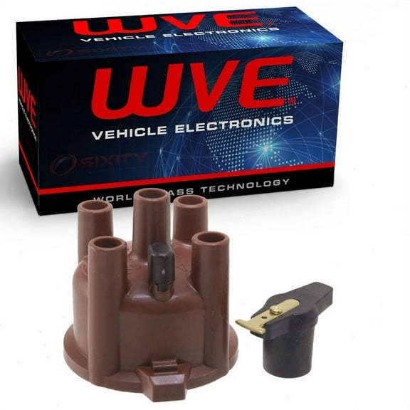 Wells WVE Distributor Cap & Rotor Kit compatible with Suzuki Samurai Sidekick SJ410 1.0L 1.3L 1.6L L3 L4 1982-1990