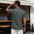 thumbnail image 4 of KLHDSF Men's Polo Shirts Short Sleeve Casual Summer Cotton Shirts for Men Performance Collared Golf Shirts with Pocket Green XXL, 4 of 4
