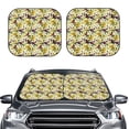 thumbnail image 2 of Haiem Lilies Flowers Car Windshield Sun Shade (2 Pieces) Foldable Windshield Sun Shade Car Accessories for Truck SUV Pickup-Large, 2 of 7