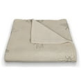 thumbnail image 3 of Creative Products Gray and Cream Delicate Bee Pattern 50 x 60 Coral Fleece Blanket, 3 of 3
