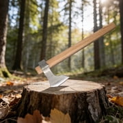 JXE JXO 16.5 Camping Hatchet Axe , Forged Steel Blade with Hickory Handles for Wood Chopping and Outdoor Use,2-Pack