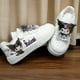 thumbnail image 3 of Zapatos de cuero azul Kuromi niñas lindos zapatos blancos para niños 2025 zapatillas nuevas de otoño e invierno, 3 of 4