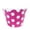 Hot Pink, variant on Wrapables® Standard Size Polka Dots Cupcake Wrappers (Set of 20), Hot Pink
