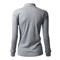 thumbnail image 3 of FashionOutfit Women's Double Long Sleeve Layer Half Turtleneck T-Shirt, 3 of 4