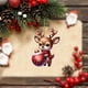 thumbnail image 1 of Fiudx Ofertas de la semana Colgante de cadena acrílica 2D con forma de reno navideño, decoración navideña con ciervo, colgante para llave de coche, colgante para mochila, 1 of 7