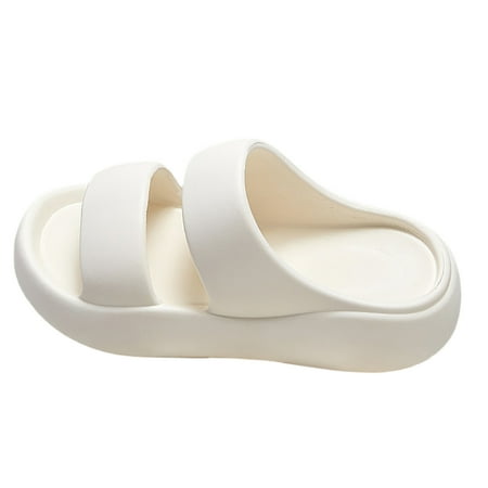 

Vuygyu New Thick Sole Slippers For Women Summer Couples Wearing Outside Trade Sports Slippers Outside The Beach Slippers Closed Back Slippers for Women Slippers Women Cute Mukluk Slippers for Women