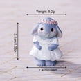 thumbnail image 3 of Animal Decor Set, Cute Home Decor Small Figurines for Shelf, Desk and Tabletop, Animal Themed Decoration for Living Room, Nursery,Mini small animal ornaments(Blue,1.02x0.86"), 3 of 8