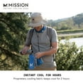 thumbnail image 7 of Mission Original Evaporative Cool Technology Cooling Towel, 10” x 33”, Mission Blue, 7 of 7