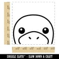 thumbnail image 2 of Peeking Platypus Self-Inking Rubber Stamp Ink Stamper - Red Ink - Large 1-1/2 Inch, 2 of 7