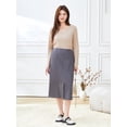 thumbnail image 3 of A long skirt with slit slits, 3 of 6