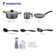 thumbnail image 3 of Bateria de cocina Tramontina Turim Con Antiadherente Starflon Max en Aluminio Negro 24 piezas, 3 of 7