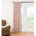thumbnail image 2 of Plow & Hearth Botanical Toile Insulated Double-Lined Panel, 42"W x 63"L Blue, 2 of 2