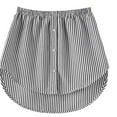 thumbnail image 1 of Shirt Extenders Layering Fake Top Lower Sweep Shirt Extender Asjustable Mini Skirt For Women, 1 of 4