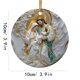 thumbnail image 4 of Adorno navideño con la bendición del nacimiento de Jesús, adorno para la escena de la natividad, decoración cristiana colgante para el árbol de Navidad, espejo retrovisor del coche., 4 of 7