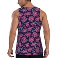 thumbnail image 6 of Rocae Rose Flowers for Men's Workout Tank Top Men's Running Tank Top Dry Fit Athletic Workout Tank TopsMedium, 6 of 9