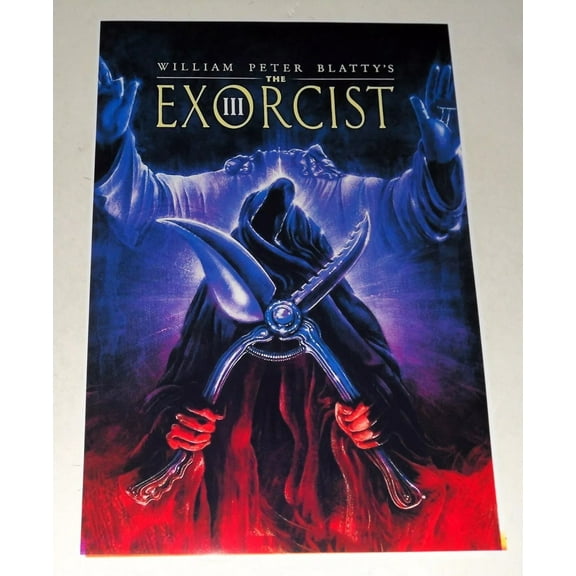 Exorcist III Legion '90 William Peter Blatty Alternate USA Horror Poster 19"x13"