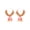 Pink, variant on Bollywood Jewellery Traditional Ethnic Bridal Bride Wedding Bridesmaid Pearl Hoop Meenakari/Hand Painted Jhumka Jhumki Indian Earrings Jewelry For Women (Red)
