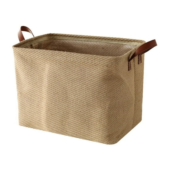 SLUOHZXI Extra Large Fabric Storage Basket - Rectangular Organizer with Handles for Toys, Linens & Clothes