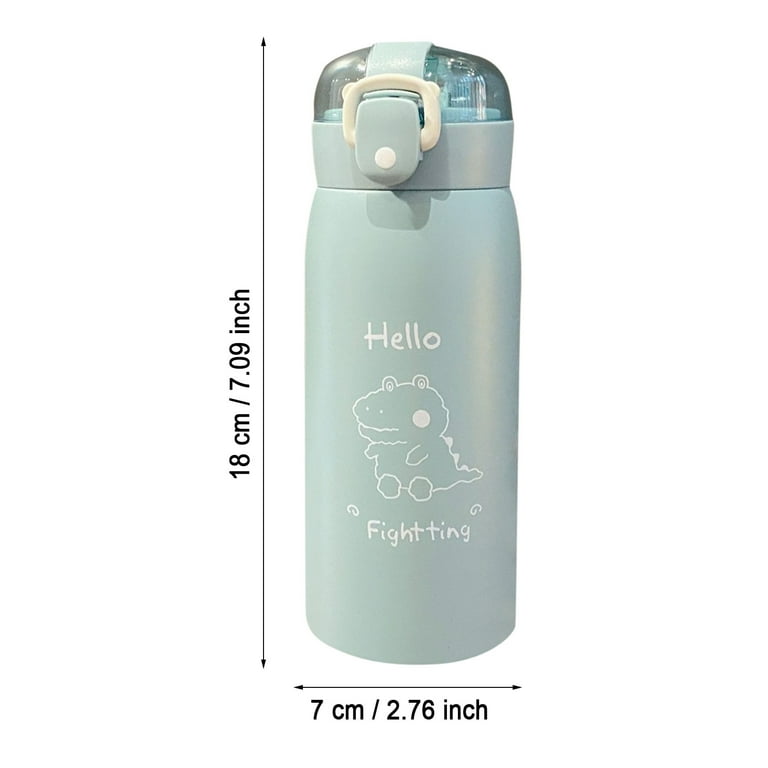 1pc Cute Insulated Water Bottle For Girls, Portable Double-walled