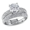 Everly Women's Cubic Zirconia Sterling Silver Bridal Set